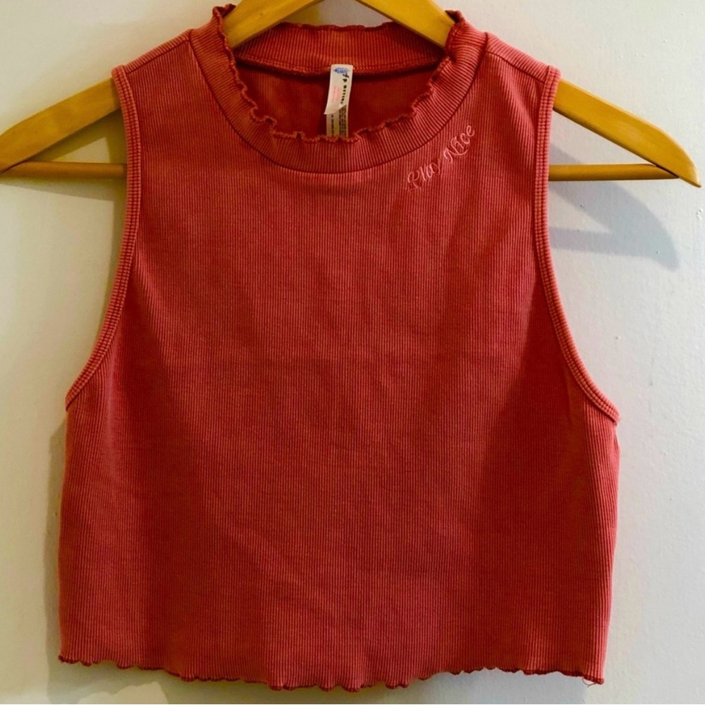 NWT! Free People Play Nice Crop Top in “Nude’s the Mood” - Size Women’s Medium